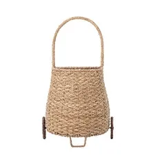 wózek ogrodowy naturalny rattan Bloomingville