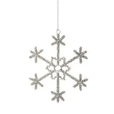 zawieszka śnieżka silver Bloomingville