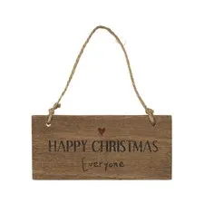 tabliczka drewniana happy christmas Ib Laursen