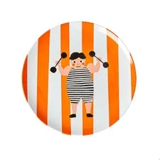 talerz z melaminy strong man Rice