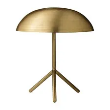 lampa stołowa złota metal Bloomingville
