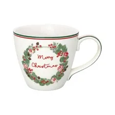 kubek christmas white Green Gate