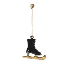 zawieszka metalowa łyżwa czarna Maileg