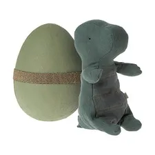 gantosaurus w jajku dark petrol small Maileg