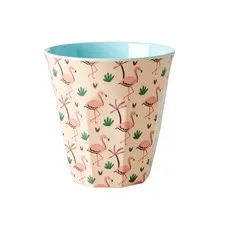 kubek z melaminy flamingi Rice