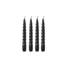 świeca twist black 4szt Lene Bjerre