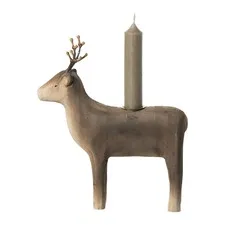 świecznik drewniany renifer large Maileg