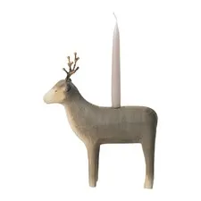 świecznik drewniany renifer medium Maileg
