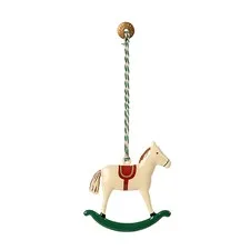 zawieszka konik metalowy na biegunach Maileg