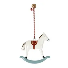zawieszka konik metalowy na biegunach Maileg