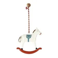 zawieszka konik metalowy na biegunach Maileg