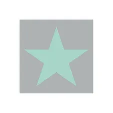 serwetki papierowe szare aqua gwiazdka