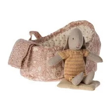 królik micro bunny w nosidełku Maileg