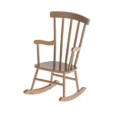 krzesło bujane dark powder Maileg