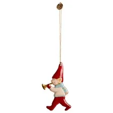 zawieszka metalowa pixy trąbka Maileg