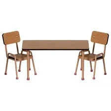 zestaw stół & krzesła dark powder Maileg