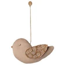 zawieszka dzianinowa ptaszek winter heart Maileg