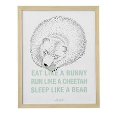 obrazek ze śpiącym misiem Bloomingville