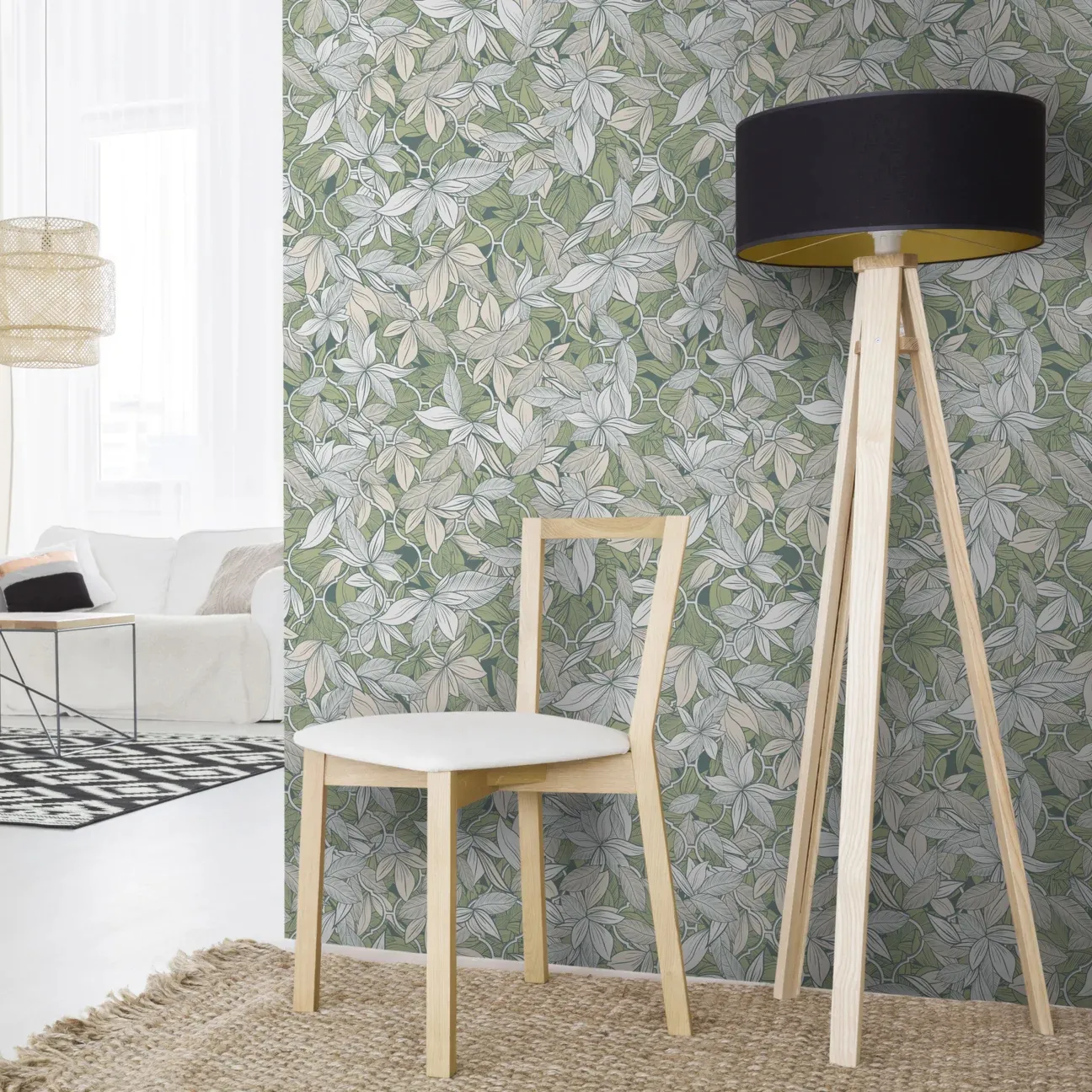 Tapeta Wall Art Edera Green - standaryzowane rolki