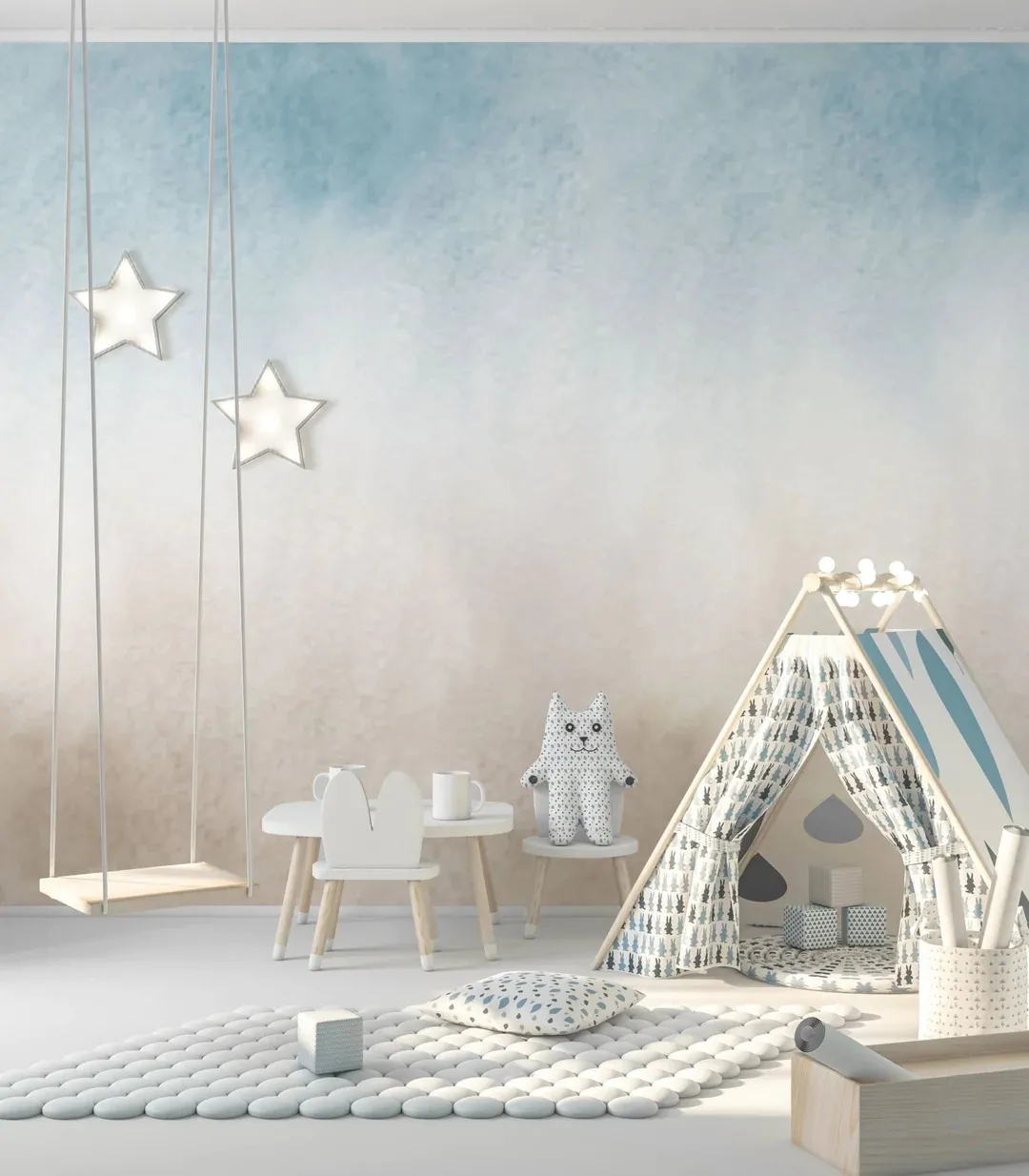 Tapeta Wall Art Ombre beige - standaryzowane rolki