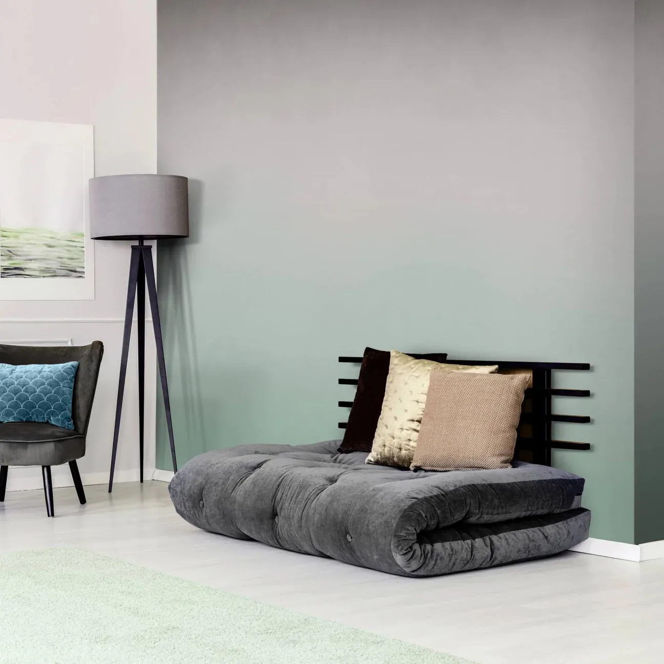 Tapeta Wall Art Ombre Mint - standaryzowane rolki