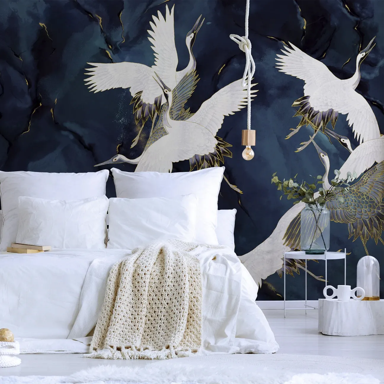 Tapeta Wall Art Royal Tsuru - standaryzowane rolki