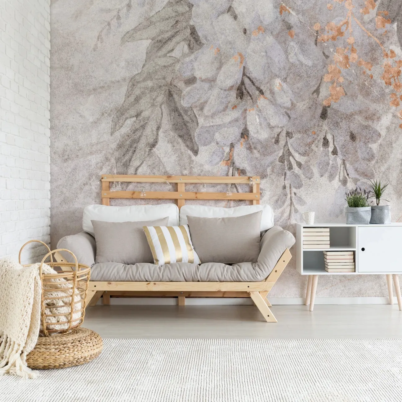 Tapeta Wall Art Wisteria - standaryzowane rolki