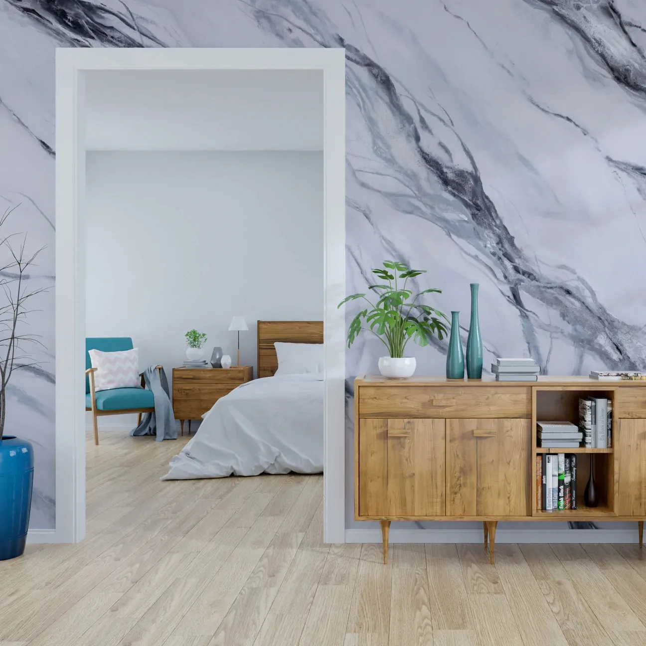 Tapeta Wall Art Silvering - standaryzowane rolki