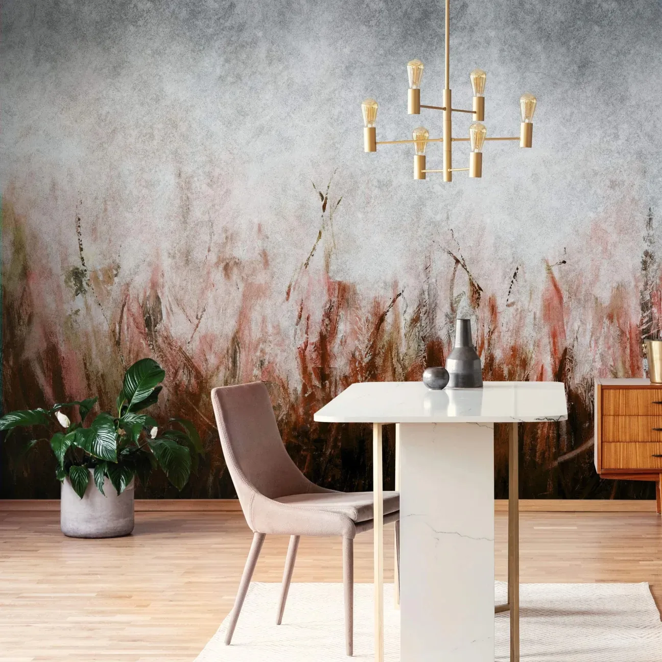 Tapeta Wall Art Tosca Rust - standaryzowane rolki