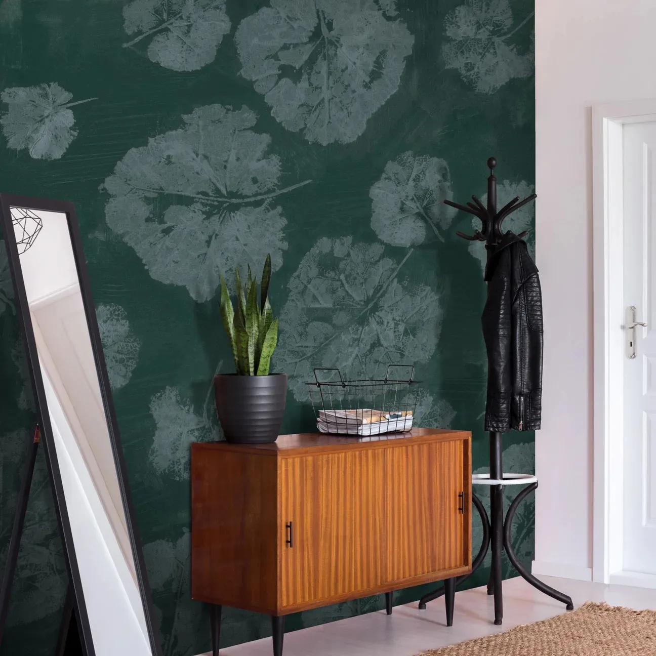 Tapeta Wall Art Foglia Sage - standaryzowane rolki