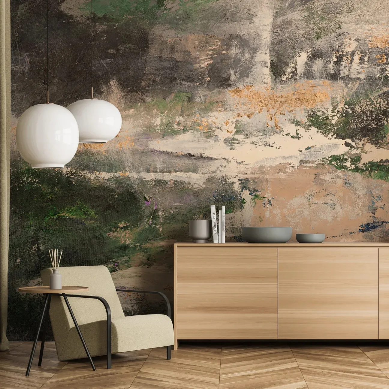 Tapeta Wall Art Moss - standaryzowane rolki