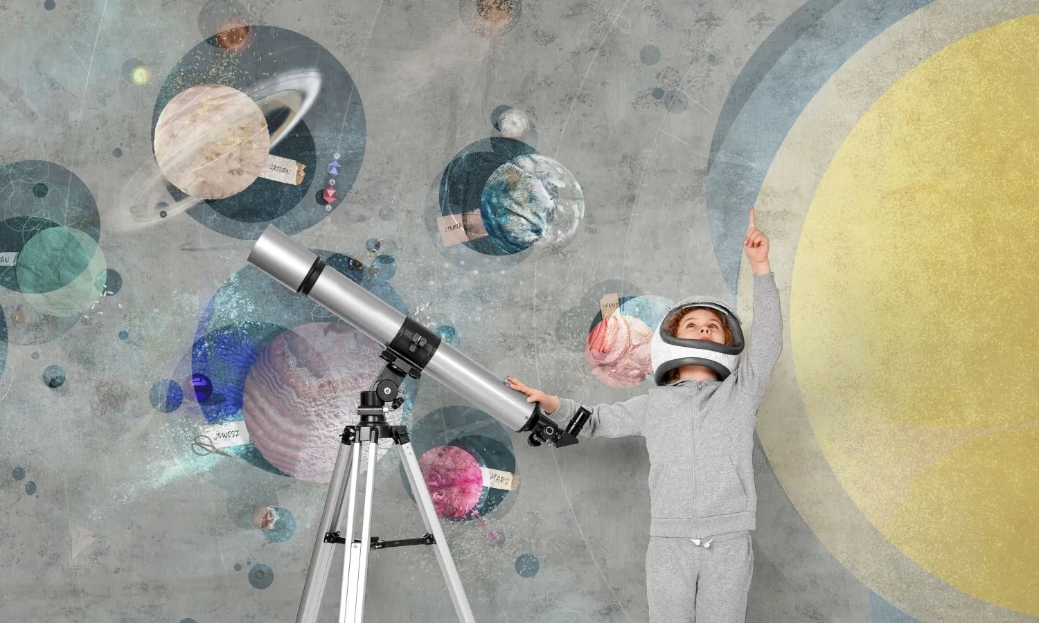 Tapeta Doubleroom - SPACE ODDITY