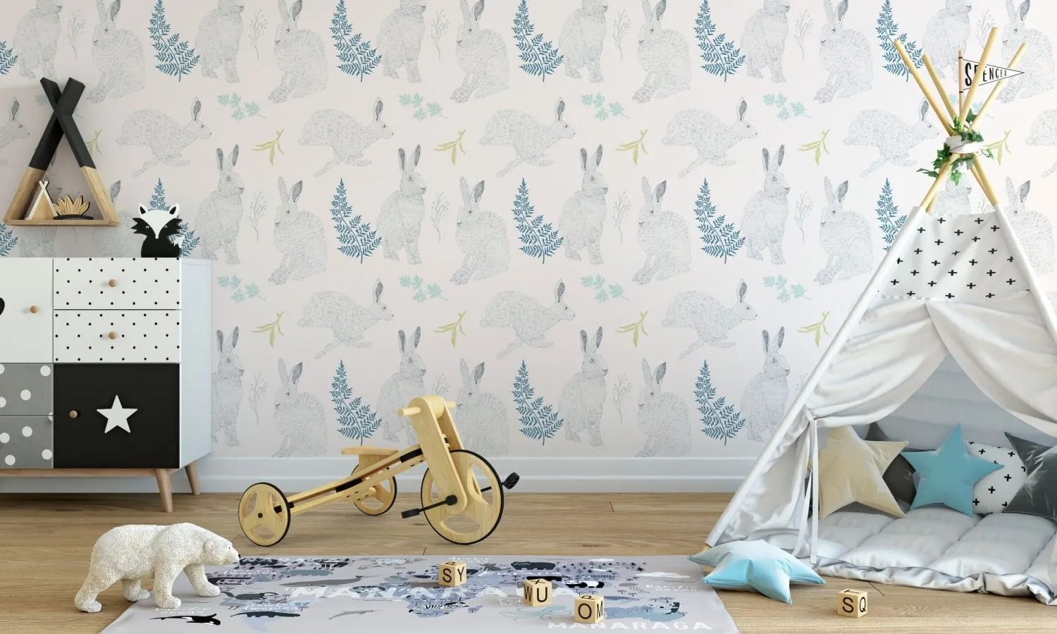 Tapeta Doubleroom - RABBITS