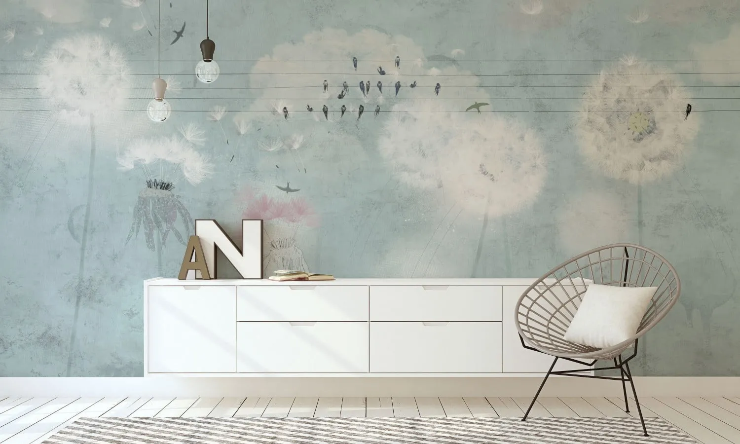 Tapeta Doubleroom - DANDELIONS