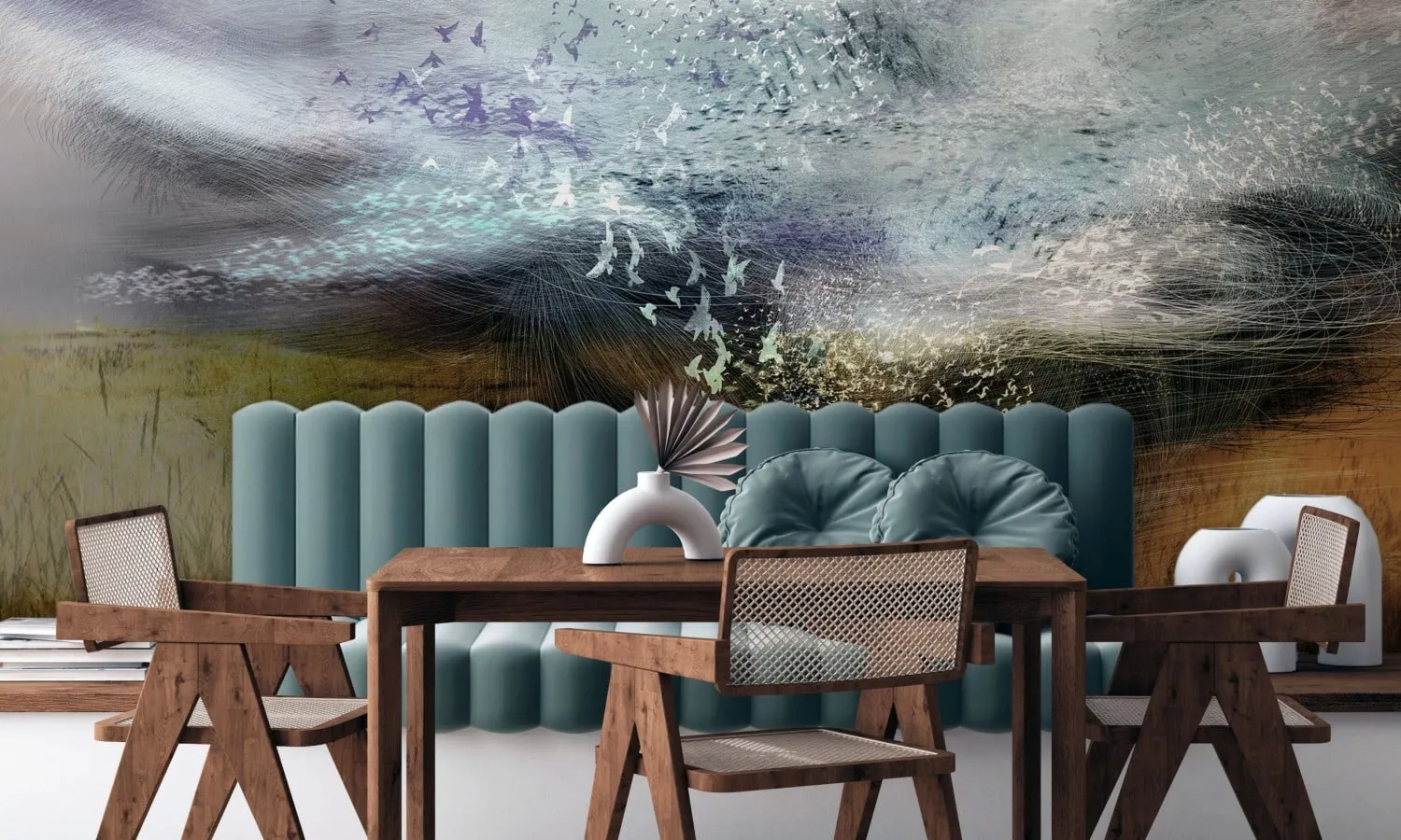 Tapeta Doubleroom - BIRDS MURMURATIONS