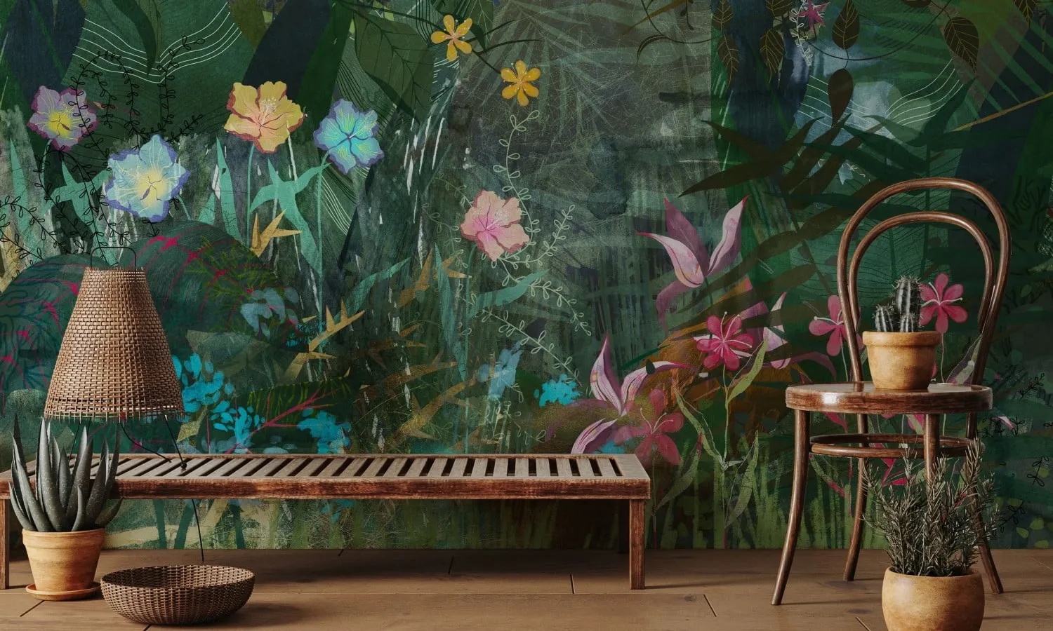 Tapeta Doubleroom - RAINFOREST