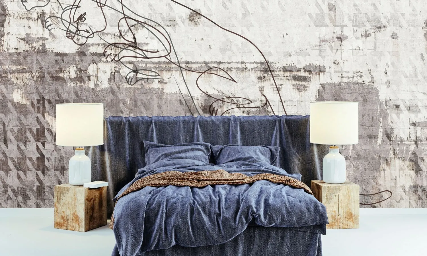 Tapeta Doubleroom - INK PANTHER