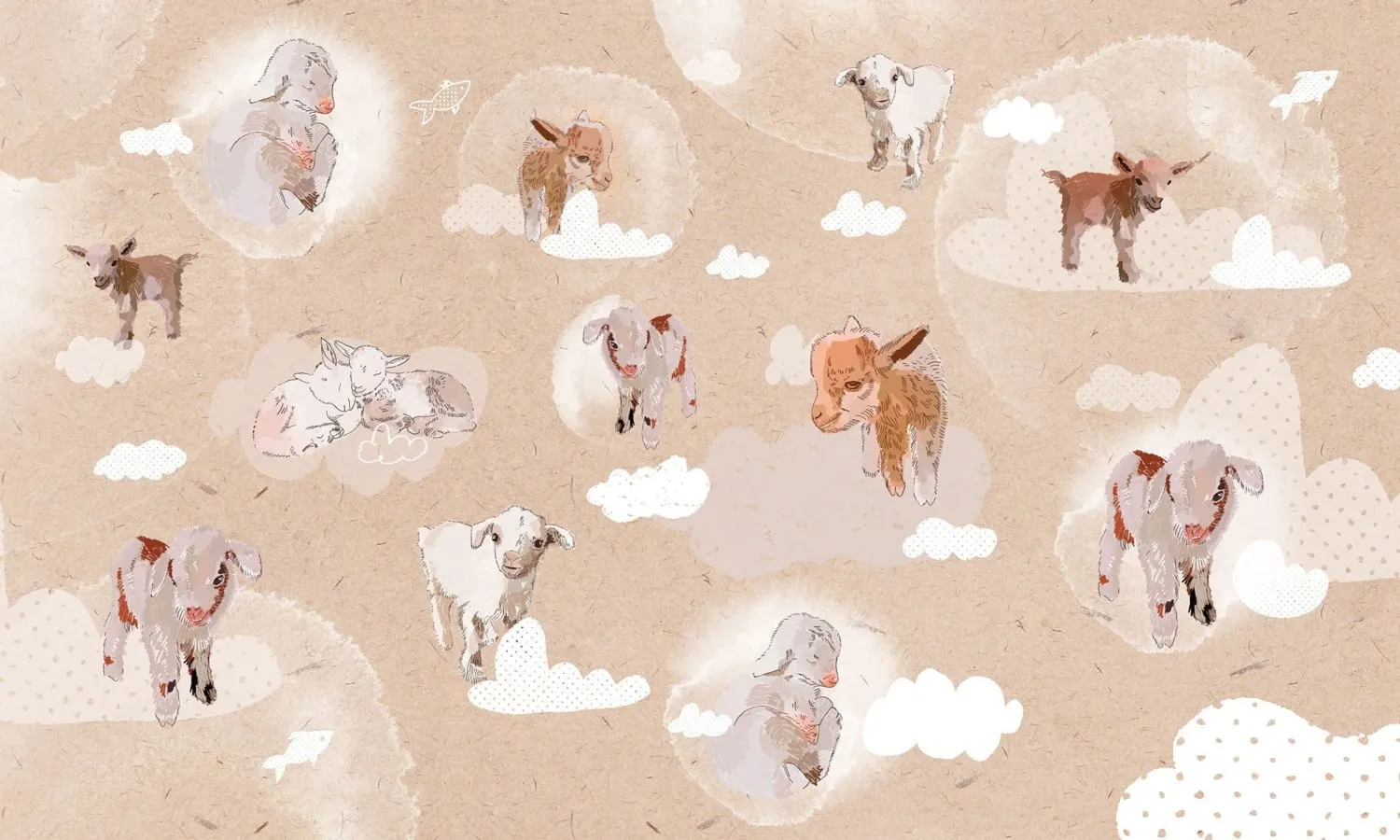 Tapeta Doubleroom - GOATS