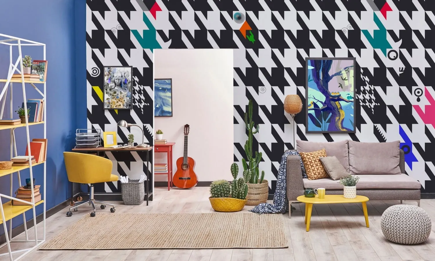 Tapeta Doubleroom - ANIMAL TOOTH CHECK