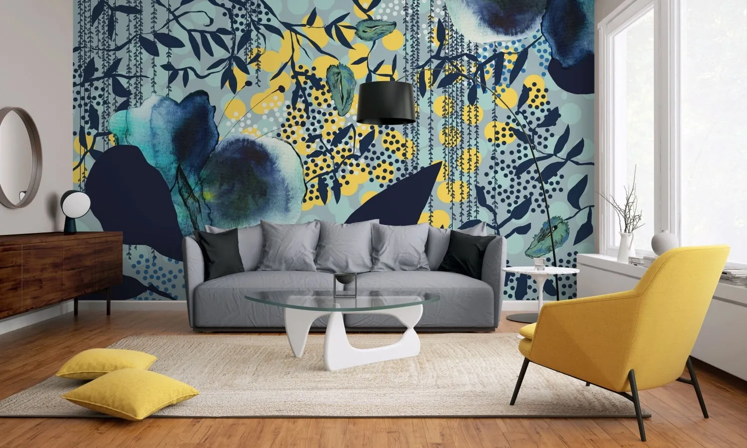 Tapeta Doubleroom - DOTS WENT FOR A WALK