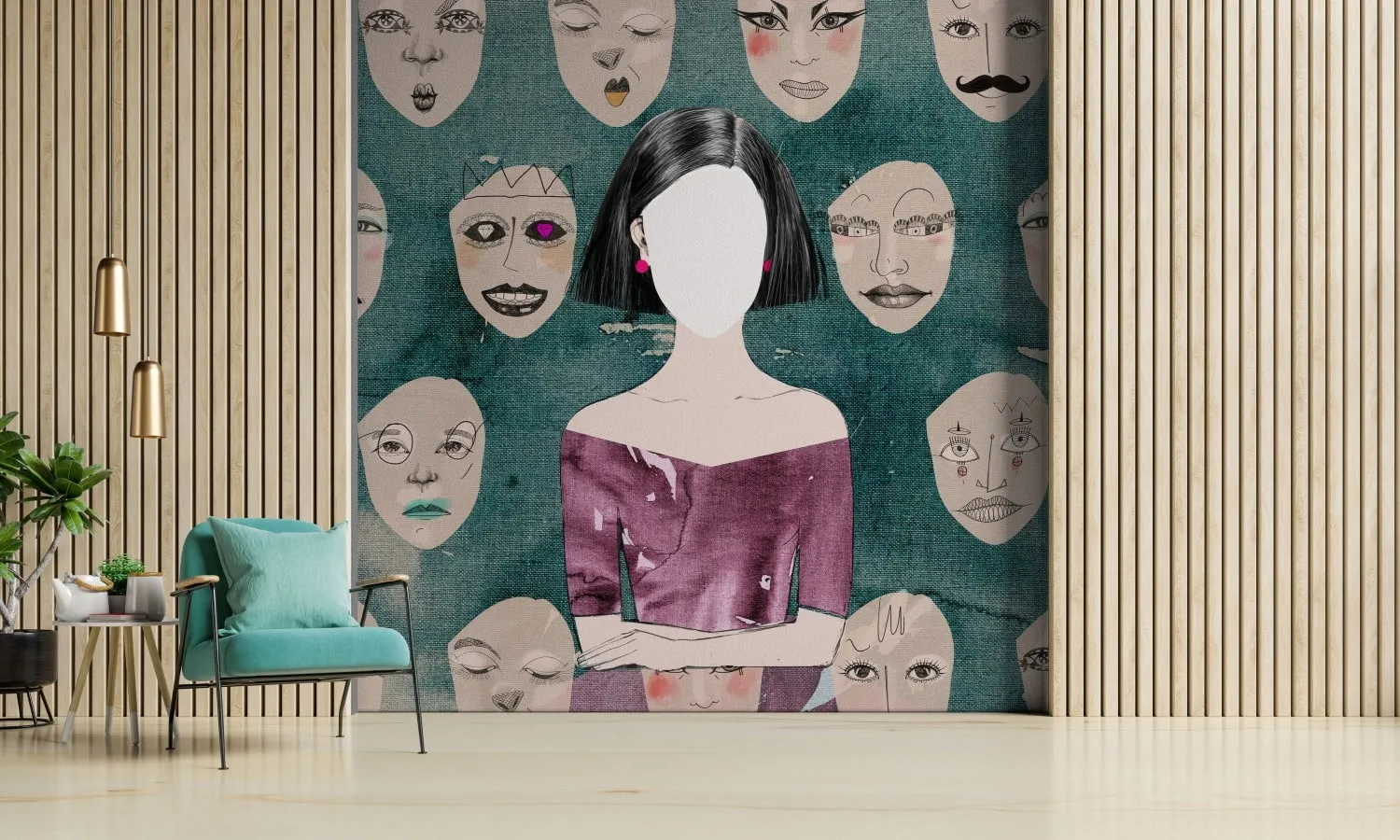 Tapeta Doubleroom - FACE OFF