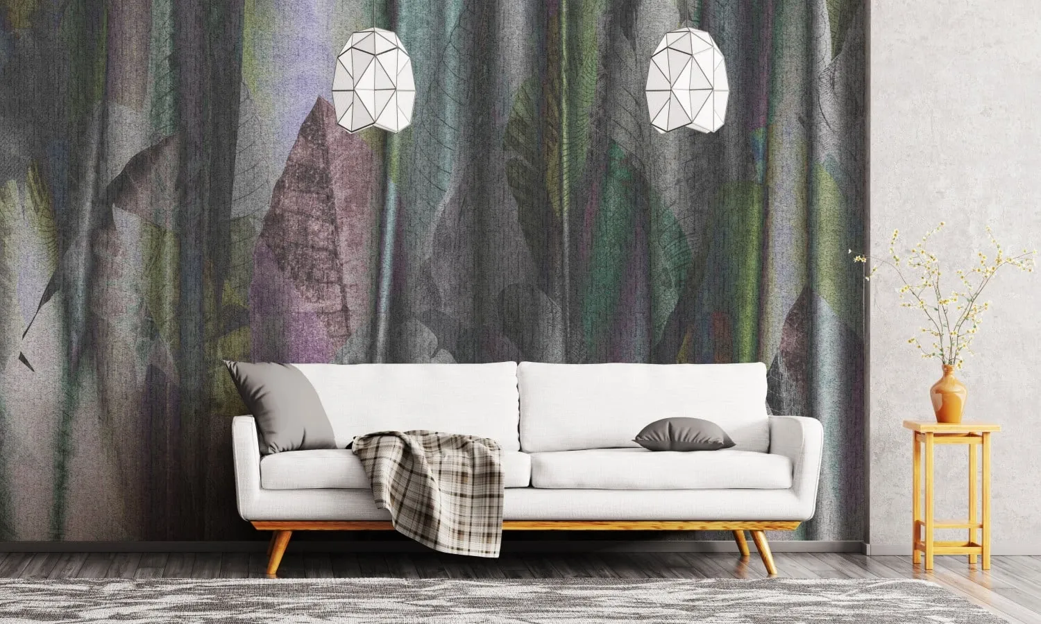 Tapeta Doubleroom - GREEN CURTAIN
