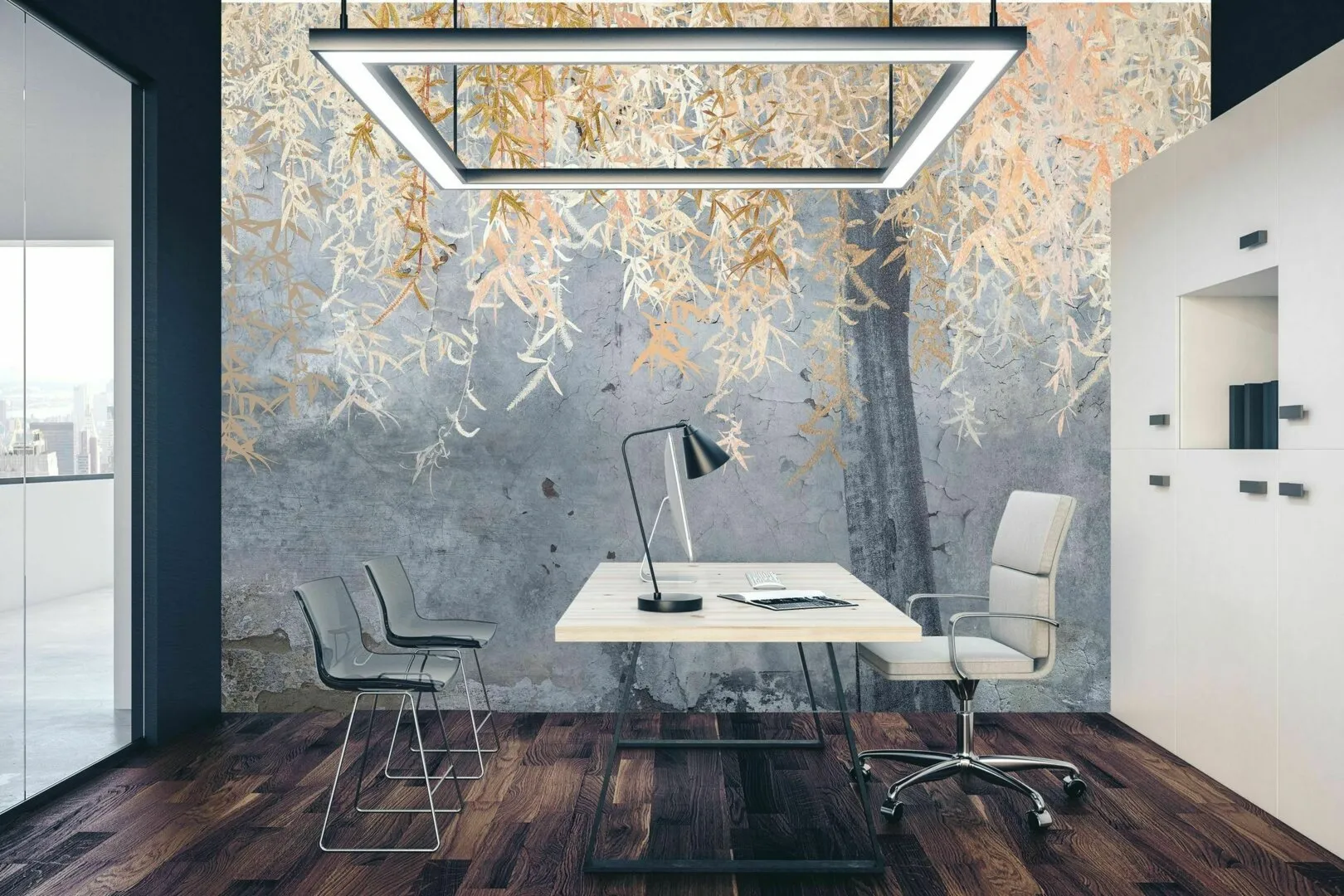 Tapeta Dekorami - Wierzby szum