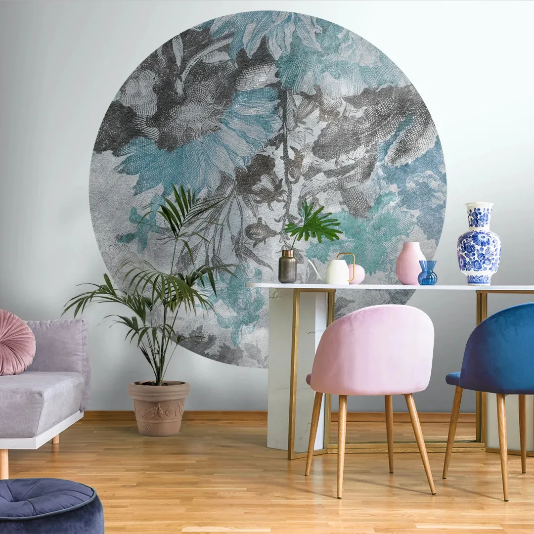 Tapeta Koło Anemone