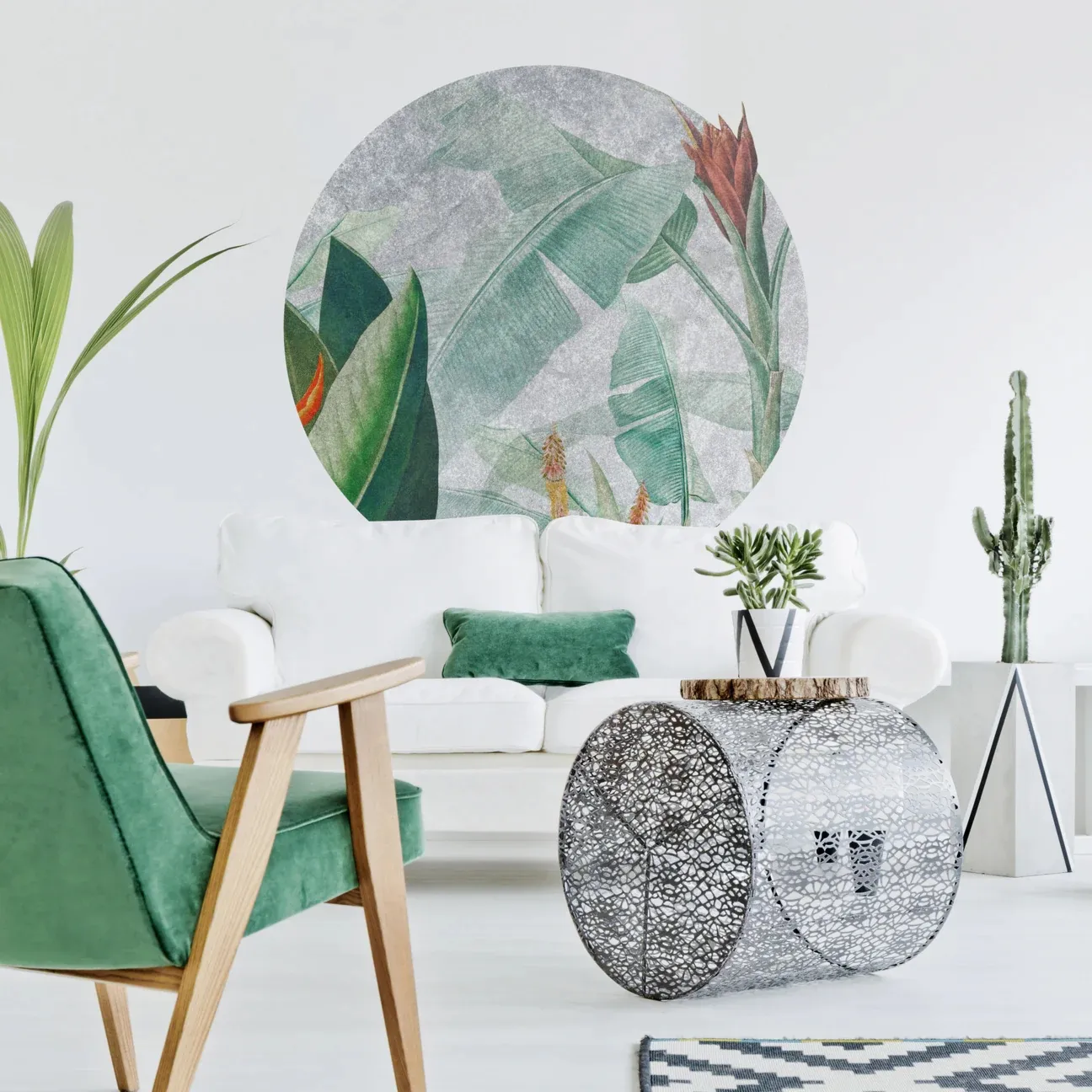 Tapeta Koło Rainforest Vivid