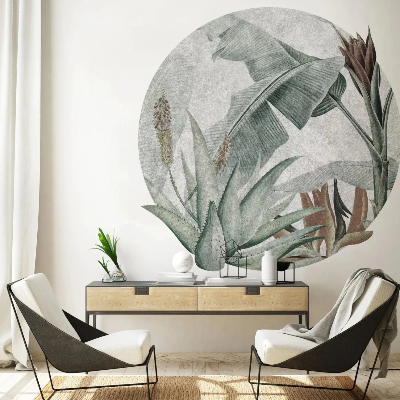 Tapeta Koło Rainforest