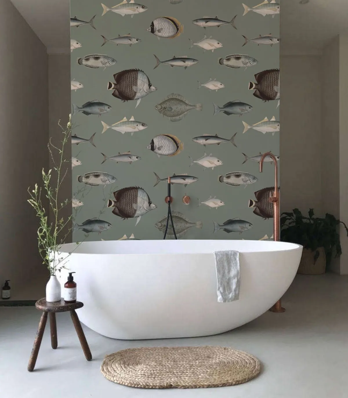 Tapeta Wallcolors - Under the Sea Vintage Green