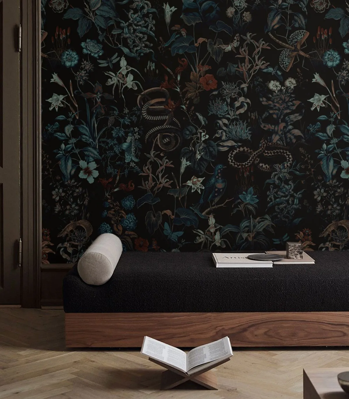 Tapeta Wallcolors - Botanic black