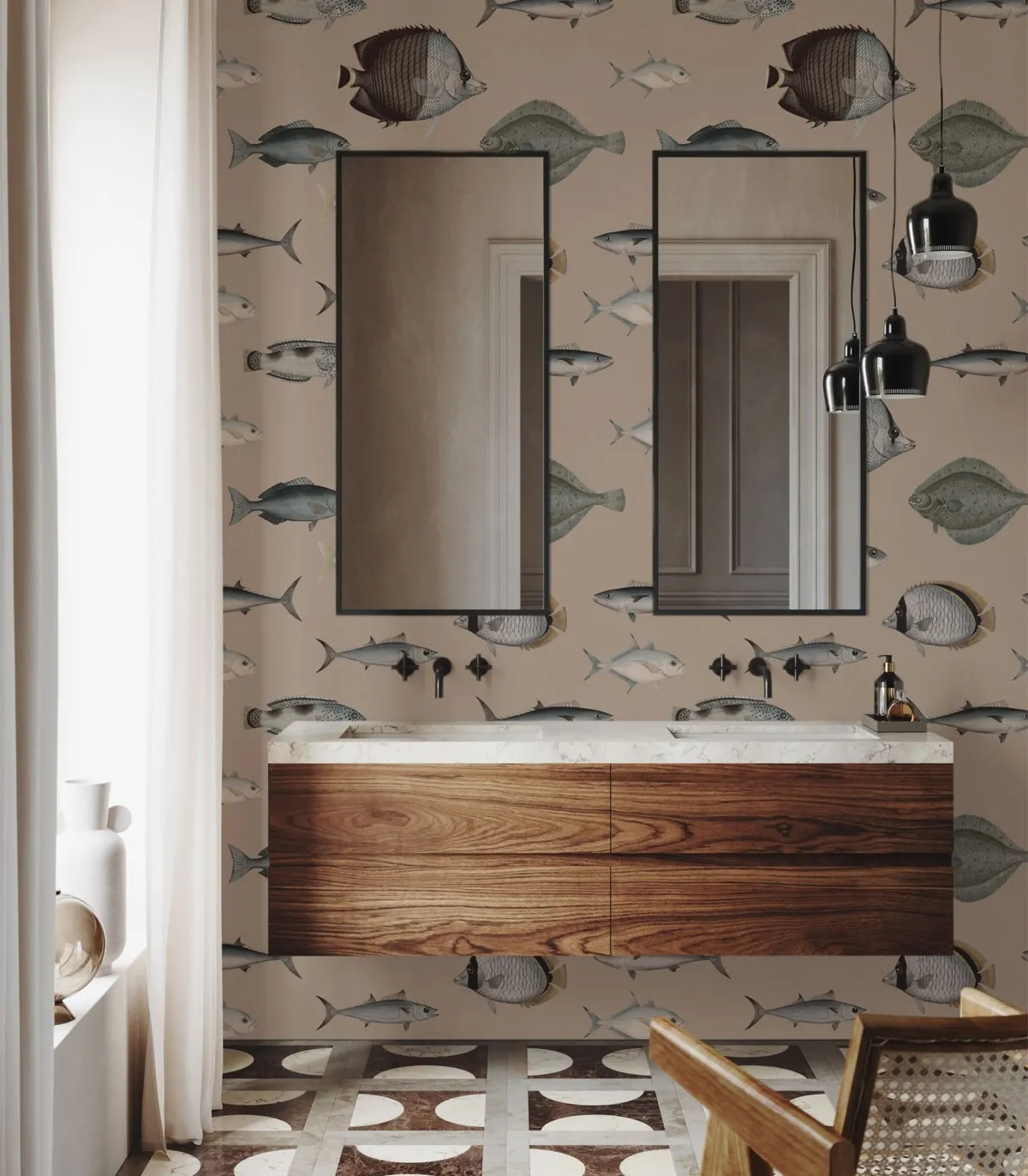 Tapeta Wallcolors - Under the Sea Vintage Beige