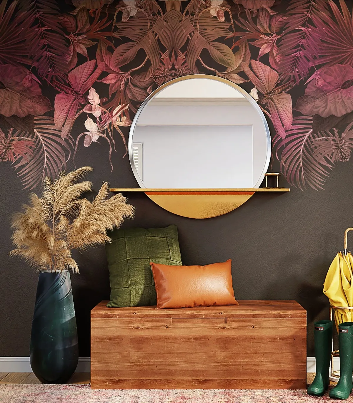 Tapeta Wallcolors - ropical Composition Pink